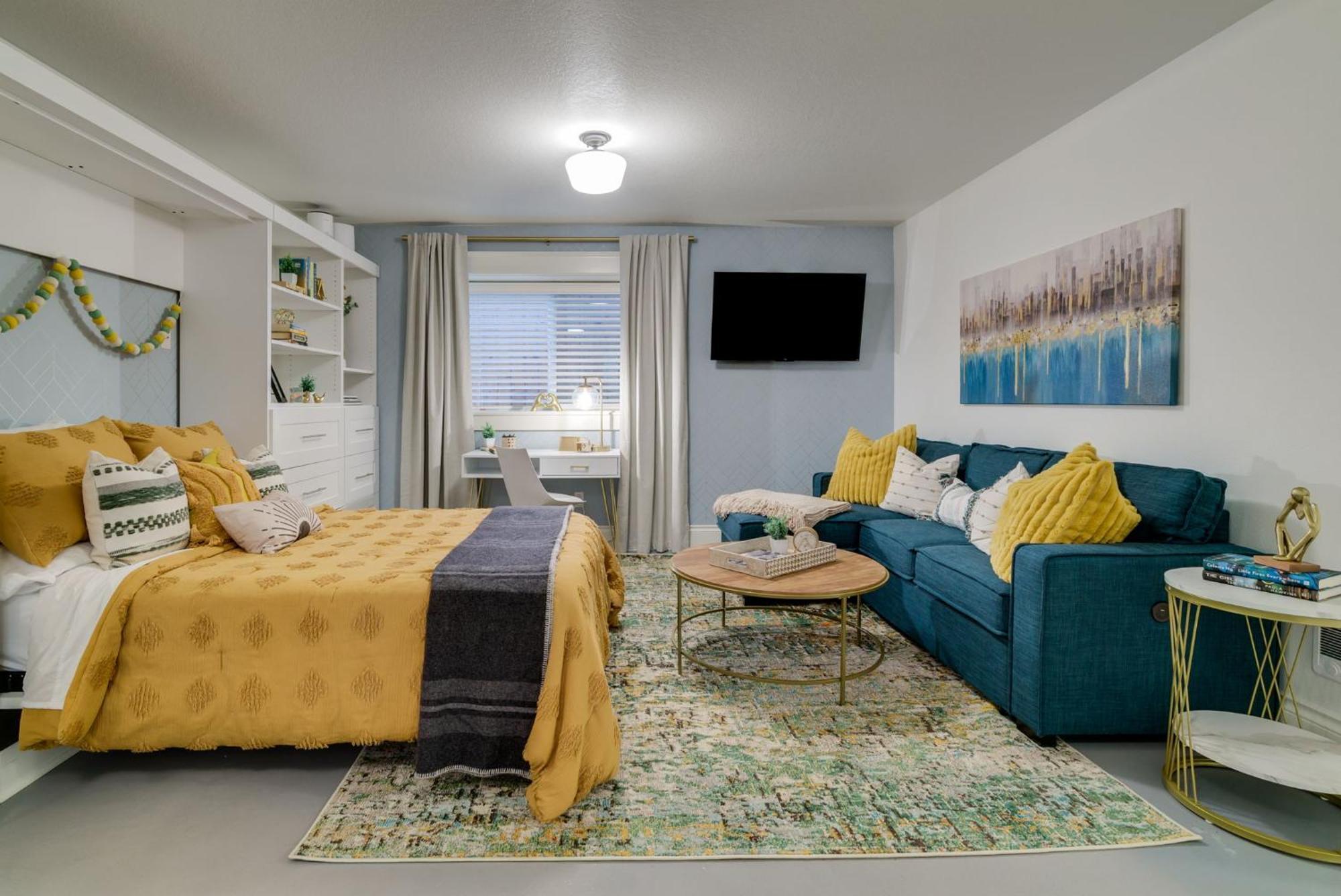 Bright & Cozy Modern Studio, Fast Wifi, Quiet, Walkable To Of Apartamento Portland