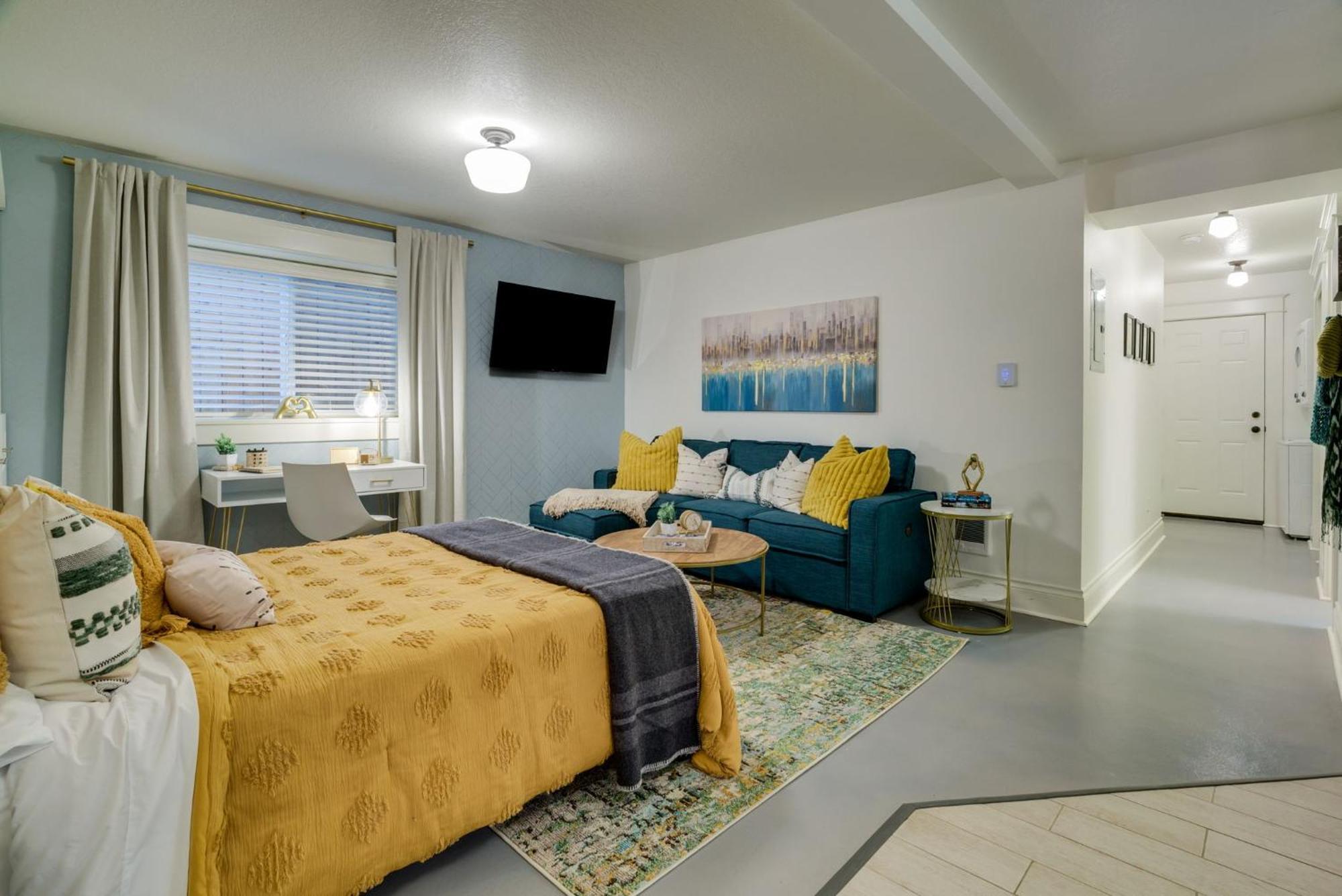 Bright & Cozy Modern Studio, Fast Wifi, Quiet, Walkable To Of * Portland